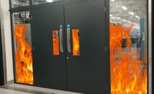 fire-resistant door